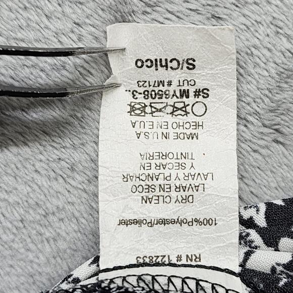 Foreign Exchange Skirt Women S Black White Floral Pull On Button Front Slit Maxi - Picture 6 of 9